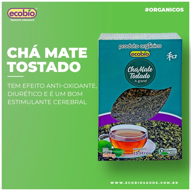 Chá Mate Tostado Orgânico